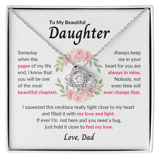 Love Knot Necklace To Daughter